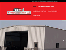 Tablet Screenshot of nevilleconstruction.com